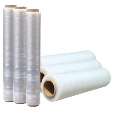 Transparent Lldpe Stretch Wrap Film Manufacturers Wholesale Plastic Wrap For Pallets